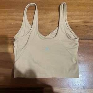 Lululemon gold/tan align tank size 4